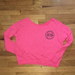 VS Pink Reversible Sweatshirt!